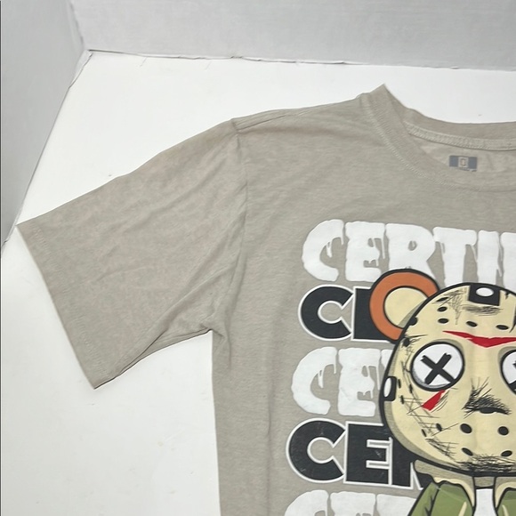 Hustler Hollywood Graphic Tee in Cream - Picture 4 of 9